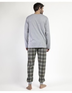 Pijama Manga Larga Never Give Up para Hombre | MrDandy 2