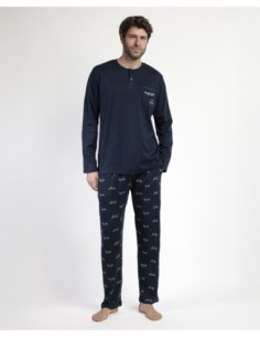 Pijama Manga Larga Tapeta Old School para | MrDandy