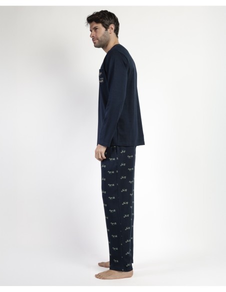 Pijama Manga Larga Tapeta Old School para | MrDandy