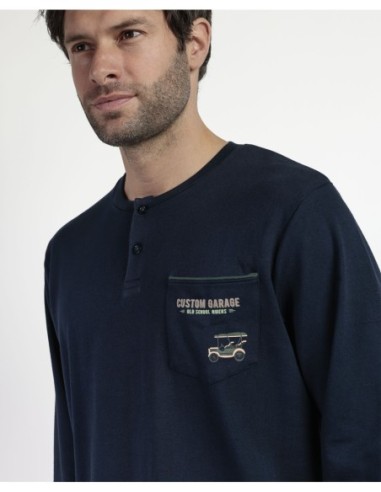 Pijama Manga Larga Tapeta Old School para | MrDandy