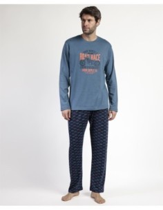 Pijama Manga Larga Road Race para Hombre | MrDandy