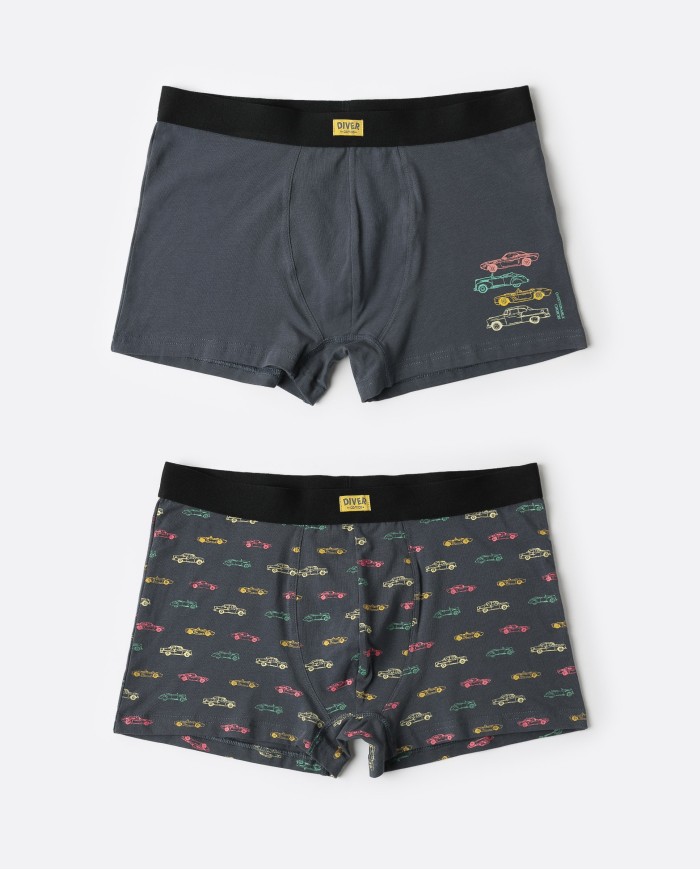 Calzoncillo/Boxer Cars para Hombre, (Caja de | Lovehomewear