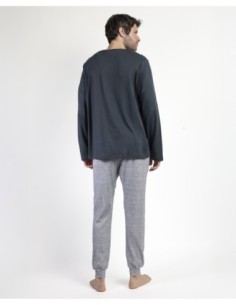 Pijama Manga Larga Tapeta Harris para Hombre | MrDandy 2