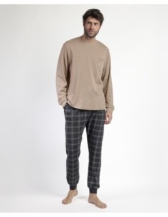 Pijama Manga Larga Cinnamon para Hombre | MrDandy