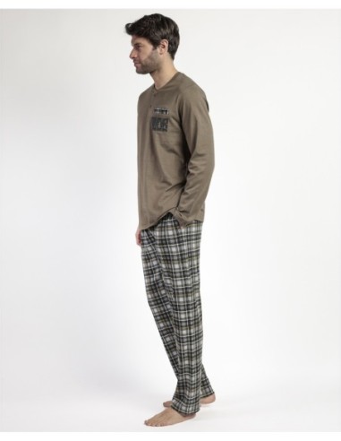 Pijama Manga Larga Tapeta Never Give Up para | MrDandy