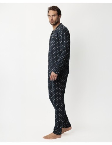 Pijama Manga Larga Abierto Classic Tie para | MrDandy