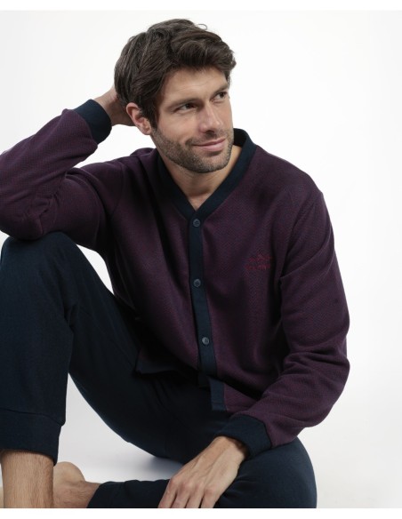 MAGNIFIC Pijama Manga Larga Abierto Tapeta | MrDandy