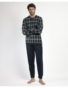 MAGNIFIC Pijama Manga Larga Tapeta Smeraldo | MrDandy