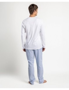 HOME Pijama Manga Larga Popelín Home Compact | MrDandy 2