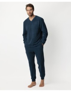 HOME Pijama Manga Larga Checks Texture para | MrDandy