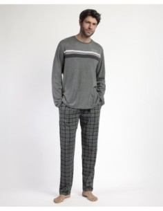 HOME Pijama Manga Larga Ebony para | MrDandy