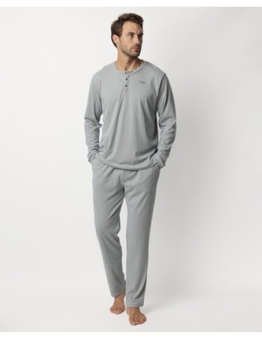 HOME Pijama Manga Larga Tapeta Canalé | MrDandy