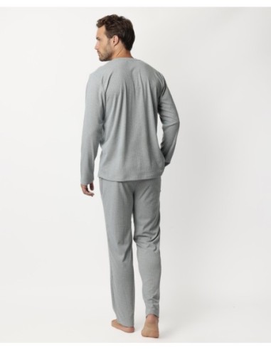 HOME Pijama Manga Larga Tapeta Canalé | MrDandy