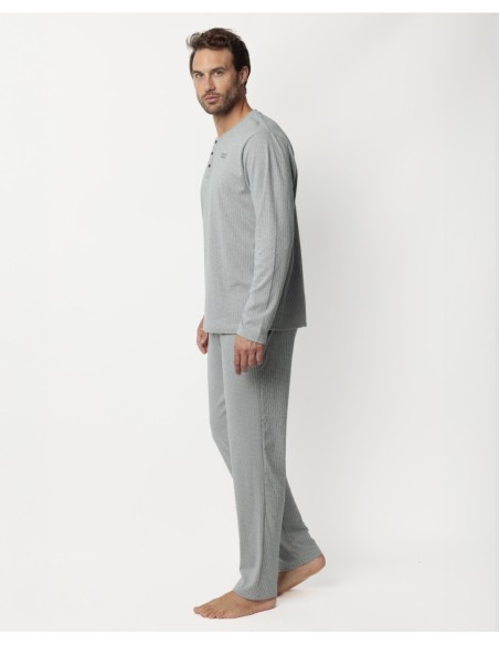 HOME Pijama Manga Larga Tapeta Canalé | MrDandy